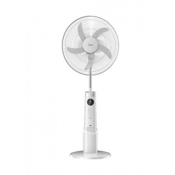 Midea Rechargeable 9 Speed Stand Fan, White - FS45-23MRD