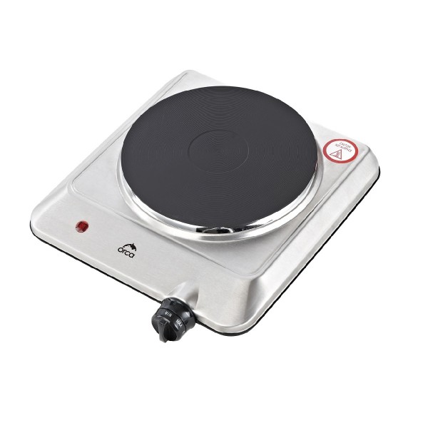 Orca 1500Watts, Stainless Steel Electric Single Hot Plate - HP102-D6