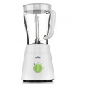 Braun 3-in-1 Glass Blender With 4 Blades System, 500W, White - JB0153WH