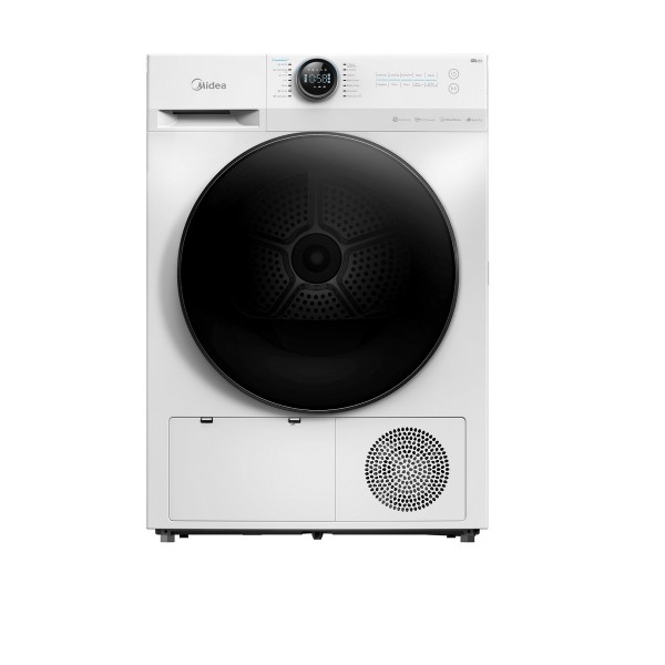 Midea 8 KG, 14 Programs, Dryer/Condenser, White - MD200C80W/W-GCC