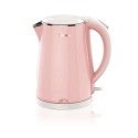 Midea 2200Watts, 1.7 Liters Plastic Kettle with Pop Up Lid, Pink - MK-HJ1705R