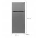 Panasonic Double Door Refrigerator, 570 Liters, Inox - NR-BC573VSAS