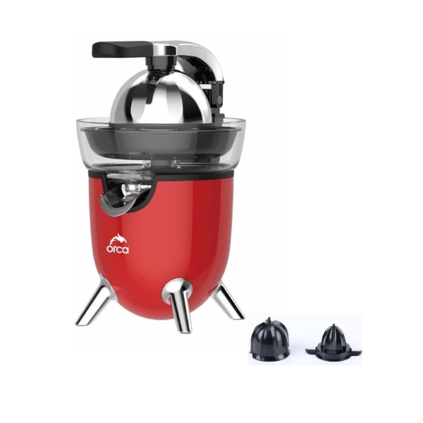 Orca 100Watts, Stainless Steel Citrus Juicer, Red - OR-GS413Y