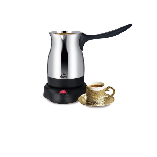 Orca 1000Watts, Turkish Coffee Maker, Silver - OR-PR75-TCM