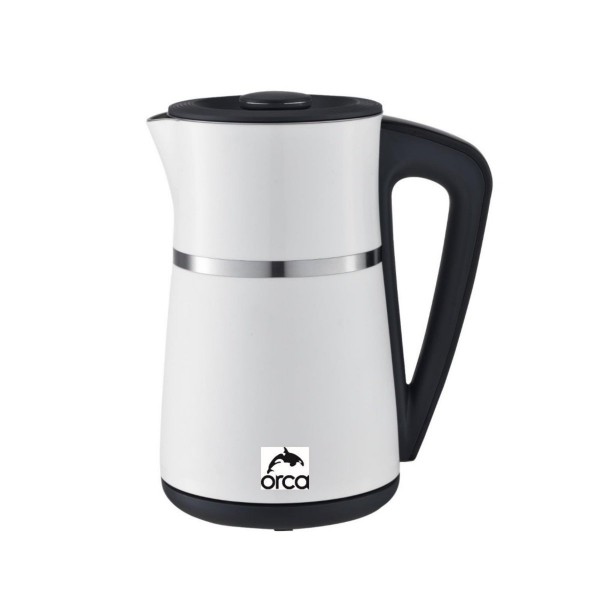 Orca 2200Watts, Cool Touch Digital Cordless Kettle, White - OR-PR94(W)