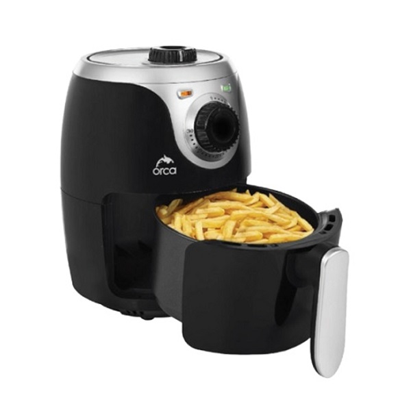 Orca 1000Watts, 2L Non-Sticky Air Fryer, Black - OR41-182036-AF