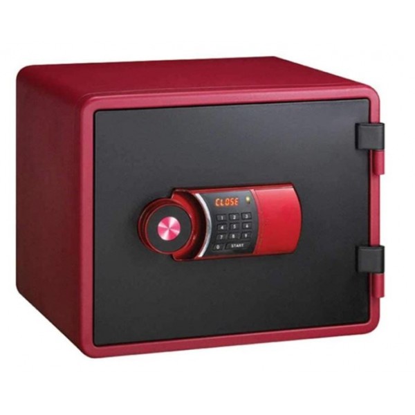 Eagle Compact Size Fire Resistant Safe, Red - YES-M020(RD)