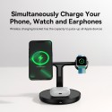 Baseus Swan 3 in 1 20W Wireless Magnetic Charger - BS-W527