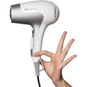 Braun Satin-Hair 5 2500W Hair Dryer, White/Grey - HD585