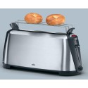 Braun 1000 Watts, 2 Slice Toaster, Silver - HT600