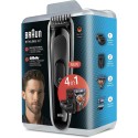 Braun 4-In-1 Hair & Beard Trimmer for Men, Black - SK3000