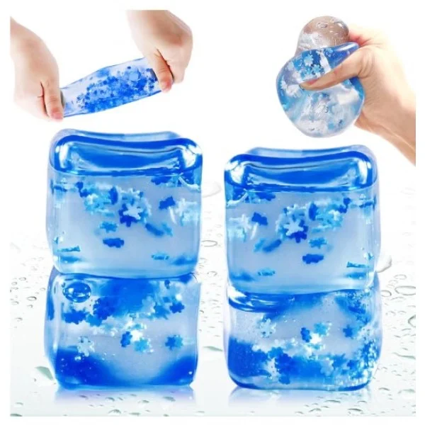 Squishy Buns Ice Cube Stress Ball Squishy Toy - C6130-69A-T
