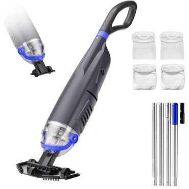 Upgraded Cordless Pool Vacuum with Telescopic Pole - CAY-084S