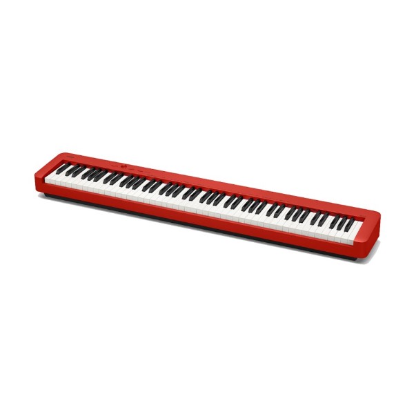 Casio 88-keys Slim Body Design Digital Piano, Red - CDP-S160RDC2