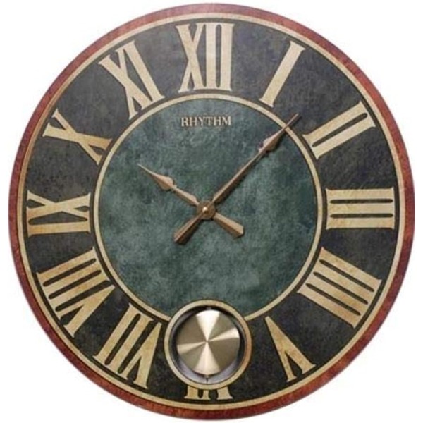 Rhythm Pendulum Value Added Wall Clock - CMP543NR02