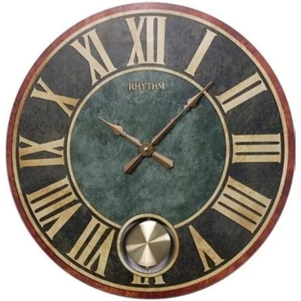 Rhythm Pendulum Value Added Wall Clock - CMP543NR02