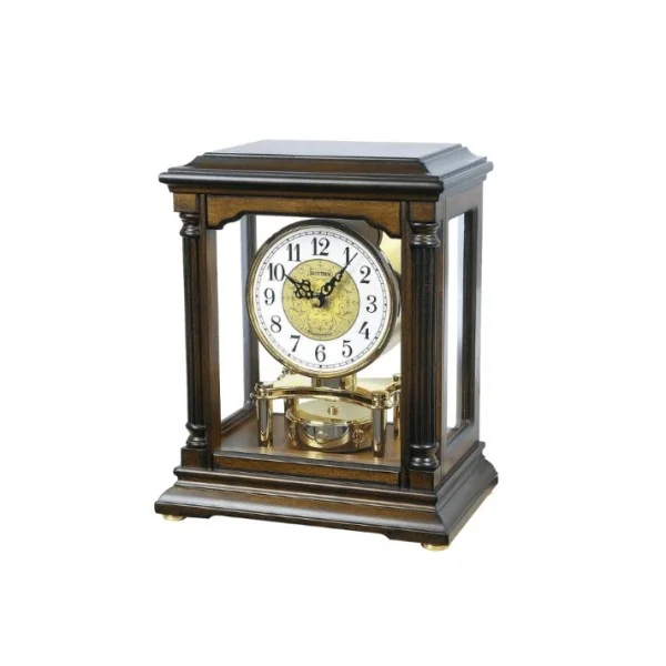 Rhythm Wooden Table Clock - CRH176NR06