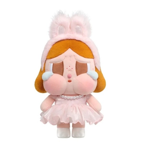 Pop Mart Authentic Crybaby Shiny Shiny Series- Plushdoll Hot Cute Gift Toy, Pink - CRYBABY301275-T