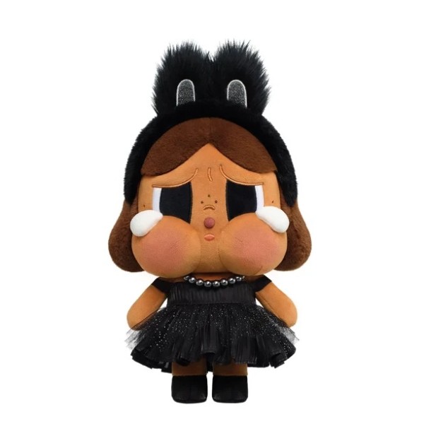 Pop Mart Authentic Crybaby Shiny Shiny Series- Plushdoll Hot Cute Gift Toy, Black - CRYBABY301276-T