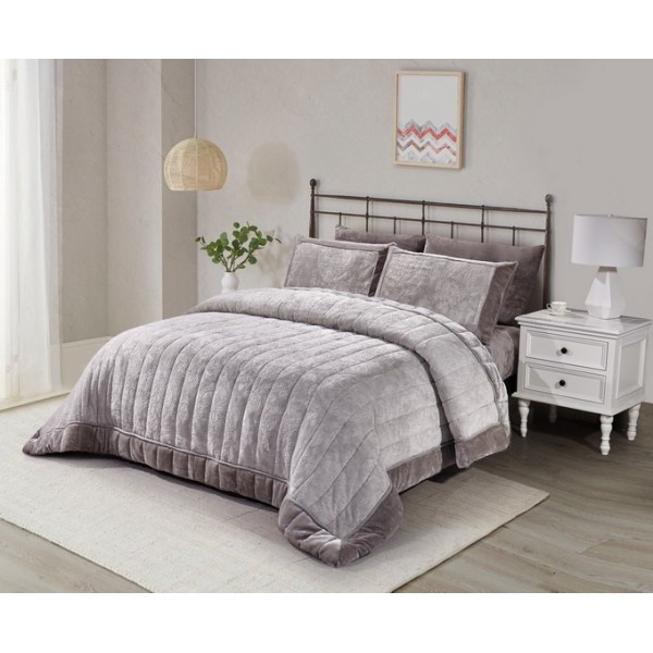 FIELDCREST (T) Comforter Fur 4Pcs - CH03437-009