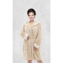 CANNON Flannel Robe - CH02566-BEG