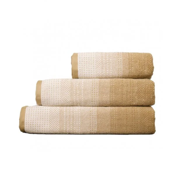CANNON Stripe Line Towel 50x100 cm, Beige - CH01133-BEG