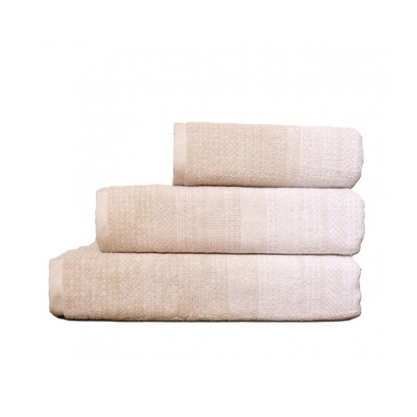 CANNON Stripe Line Towel 50x100cm, Cream - CH01133-CRM