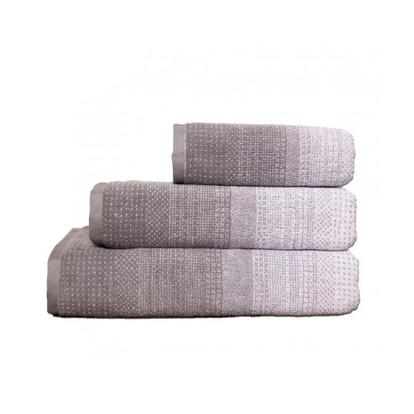 CANNON Stripe Line Towel 50x100cm, Grey - CH01133-GRY