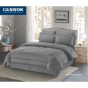 CANNON (K) STRP Hotel Line Comforter 6Pcs - CH03544-GRY