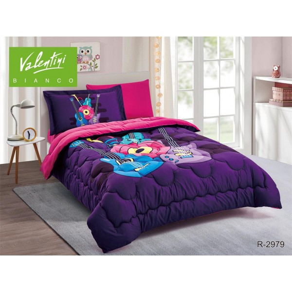 VALENTINI (T) Digital Print Comforter 4Pcs - CH03777-R-2979