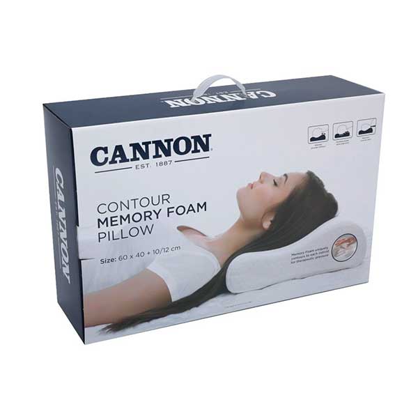 Cannon Medium Contour Memory Foam Pillow - CH07216