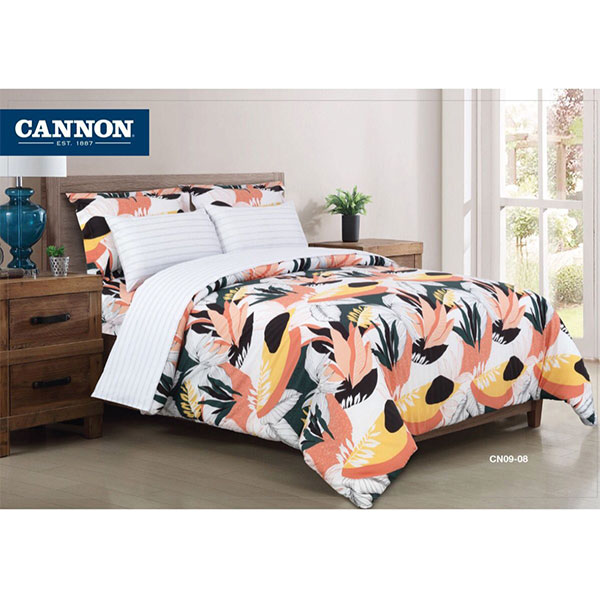 Cannon Single Printed Comforter Set of 4Pcs - HT03066-CN09-08