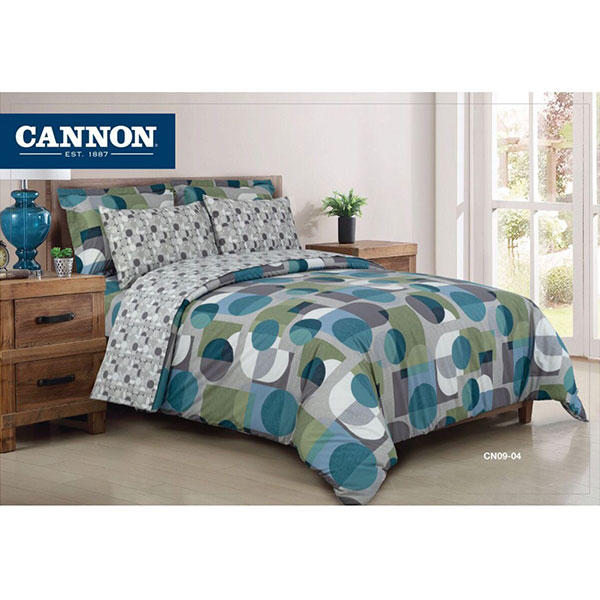 CANNON King Printed Comforter, 6 Pieces - HT03067-CN09-04