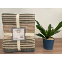 ARTEX Turkish Premium Cotton Mix Blanket, 160x220cm -   TU04002-BRN