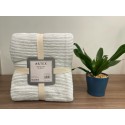 ARTEX Turkish Premium Cotton Mix Blanket, 160x220cm -   TU04002-WHT