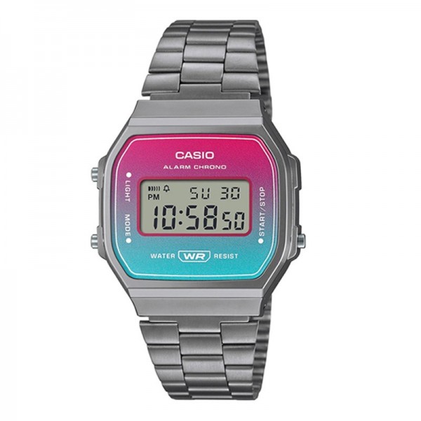 Casio Vintage Digital Stainless-Steel Watch for Unisex - A168WERB-2ADF