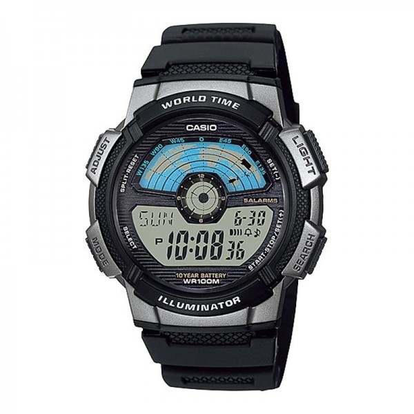 Casio Resin Digital Wristwatch for Men - AE-1100W-1AVDF