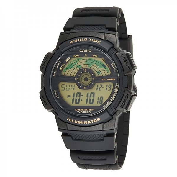 Casio Resin Digital Wristwatch for Men - AE-1100W-1BVDF