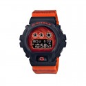 Casio G-Shock Digital Orange Dial Resin Band Watch for Men, Orange - DW-6900TD-4DR