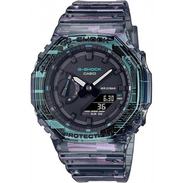 Casio G-Shock Analog-Digital Multicolor Dial Watch for Men - GA-2100NN-1ADR