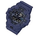 Casio G-Shock Analog-Digital Blue Dial Watch for Men, Blue - GA-700CA-2ADR