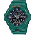 Casio G-Shock Analog-Digital Black Dial Watch for Men, Green - GA-700SC-3ADR