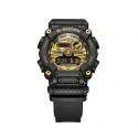 Casio G-Shock Analog-Digital Gold Dial Watch for Men, Black - GA-900AG-1ADR