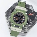 Casio G-Shock Analog-Digital Grey Dial Watch for Men, Green - GA-900HC-3ADR