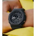 Casio G-Shock Analog-Digital Black Dial Watch for Men, Black - GA-B2100-1A1DR