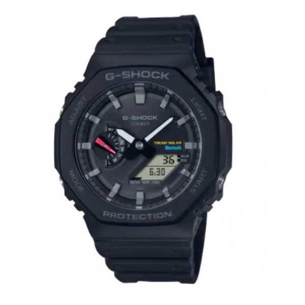 Casio G-Shock Analog-Digital Black Dial Watch for Men, Black - GA-B2100-1ADR