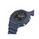 Casio G-Shock Analog-Digital Black Dial Watch for Men, Blue - GA-B2100-2ADR