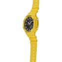 Casio G-Shock Analog-Digital Black Dial Watch for Men, Yellow - GA-B2100C-9ADR