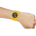 Casio G-Shock Analog-Digital Black Dial Watch for Men, Yellow - GA-B2100C-9ADR