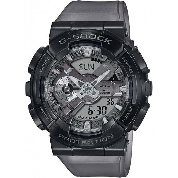 Casio G-Shock Analog-Digital Watch for Men, Grey - GM-110MF-1ADR